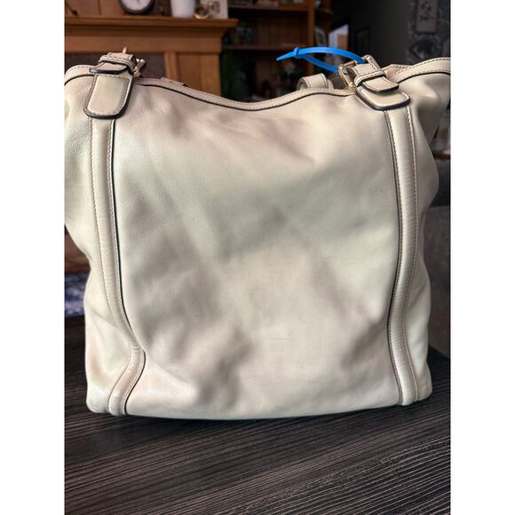 GUCCI Off-White Leather Britt Large Tote Bag - Picture 6 of 16